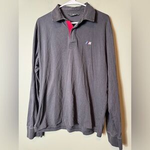 BMW Official Gear Sweater Long Sleeve Racing Polo Shirt Men's‎ L
